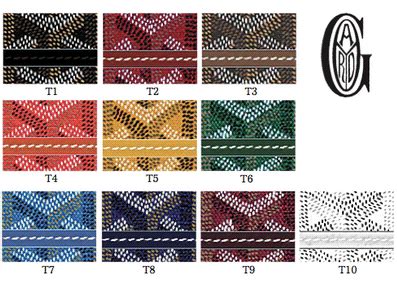 goyard khaki color|goyard color chart.